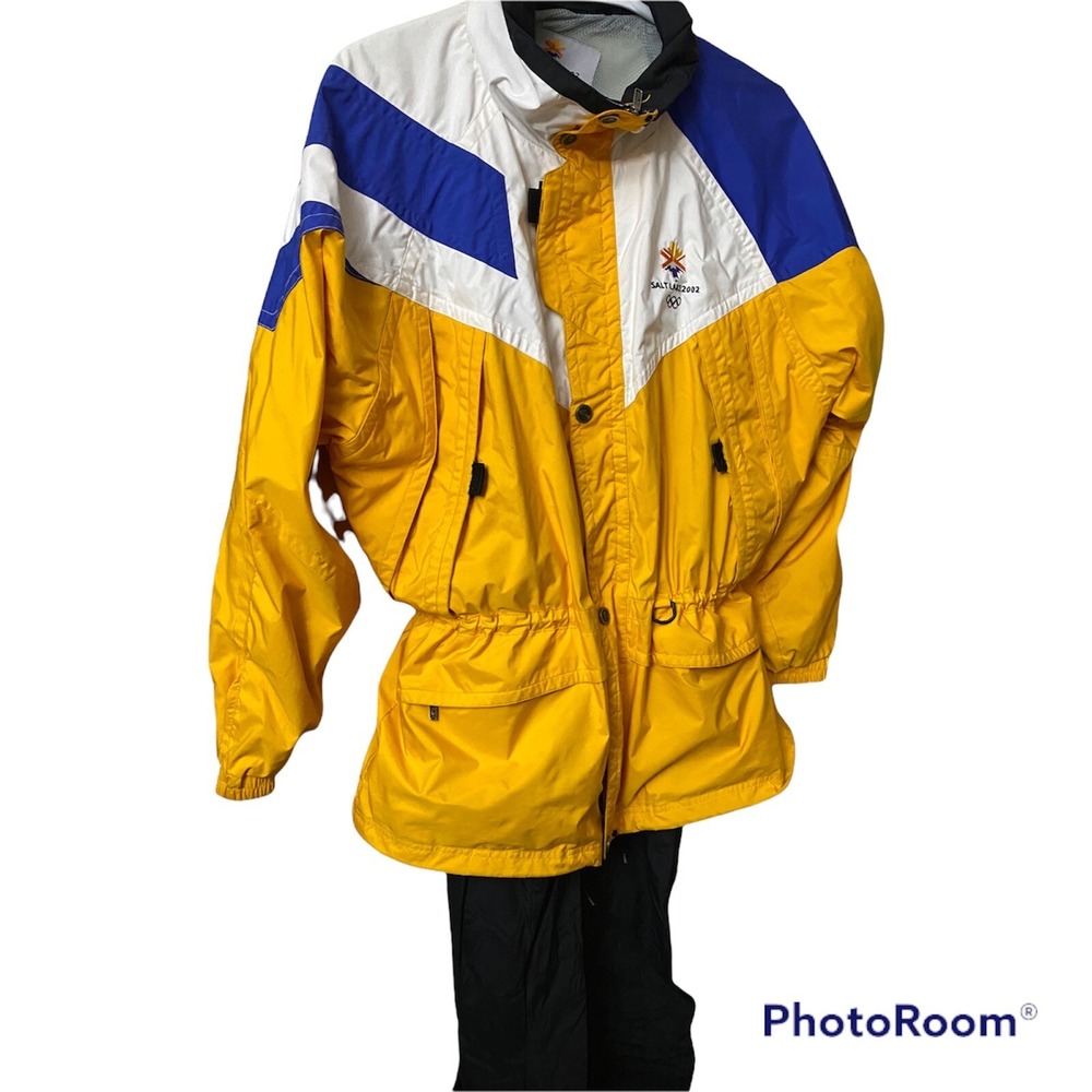 Ski Jacket + Bibs Men Coat XL Winter Set Marker Olympics USA 2002 Salt Lake City